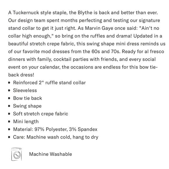 TUCKERNUCK Ivory Cream Blythe Dress NWT Size XL - Picture 7 of 10